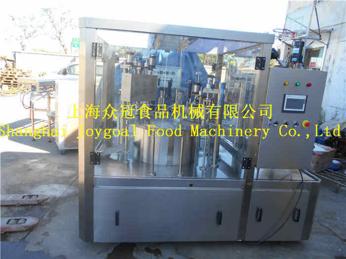 2018-7-14,one ZLD-3A Automatic Stand-up pouch filling and cap-screwing machine